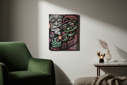 Lifestyle shot with slightly larger canvas