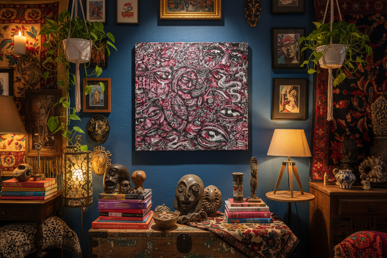 Canvas more prominent in eclectic setting