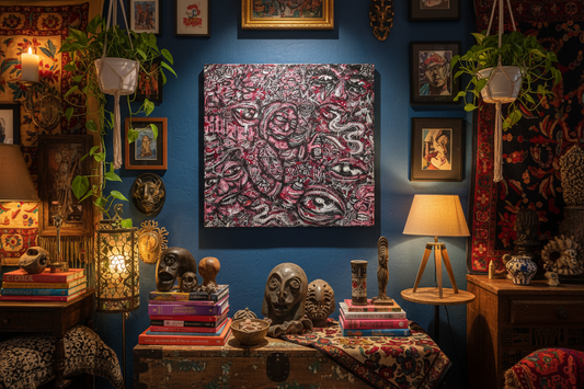 Canvas more prominent in eclectic setting