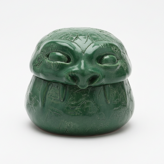 Produktbild - Grüner Totenkopf geschlossen